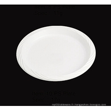 Plat rond en plastique doux 10 &quot;